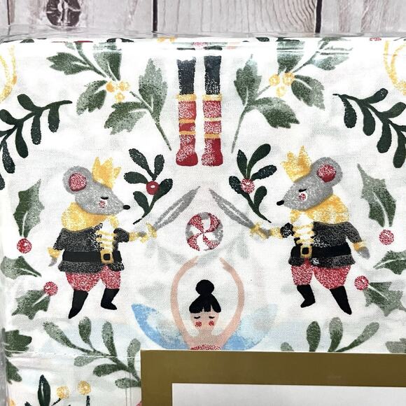 NEW!! Cupcakes & Cashmere Nutcracker Christmas Ballet Full Size Cotton Sheet Set - Picture 2 of 9